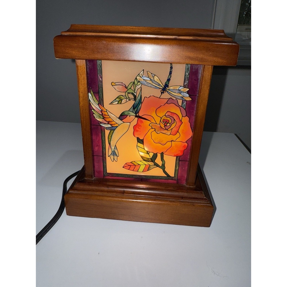 Wood Box Nightlight‎ Nativity by AMIA Hummingbird Flower